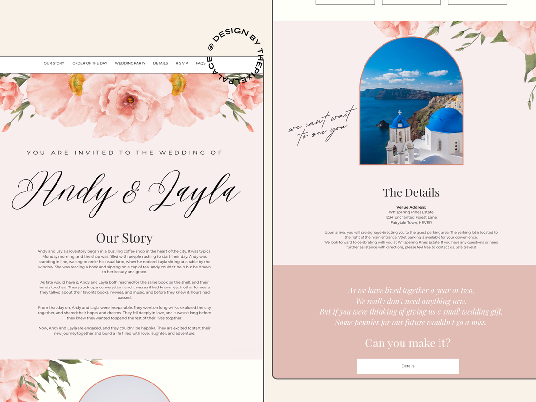 Simplify Your Wedding RSVPs with  Wix Website Templates